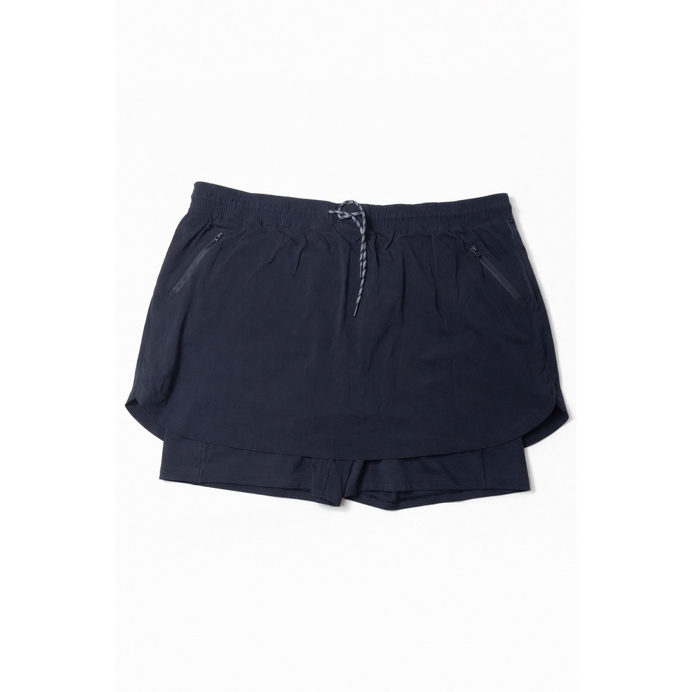 NWT* Athleta Trekkie Skort Jupe-Short Women's Black Size 26 PLUS Pickleball